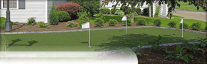 Putters Edge Custom Putting Greens: Commercial Golf Turf Installations