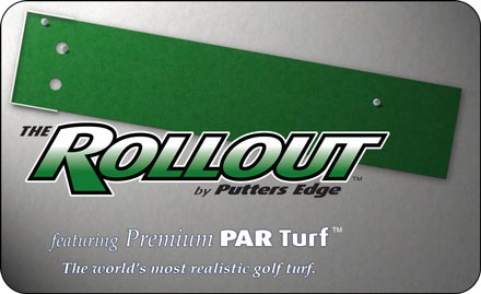 The Rollout Green by Putters Edge™ portable putting greens