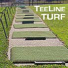 Golf mats, driving mats, tee-line and tee line turf mats